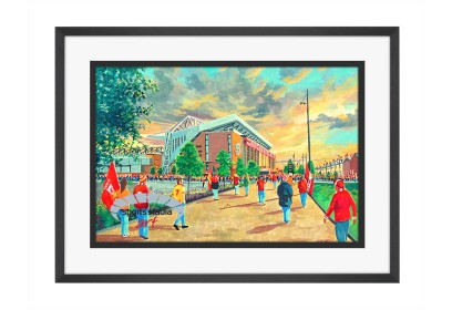 Anfield Stadium 'Going to the Match' Fine Art Print - Liverpool FC